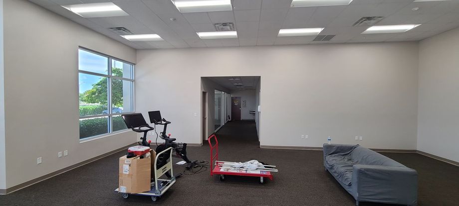 Interior office painting in Miami Gardens, FL.