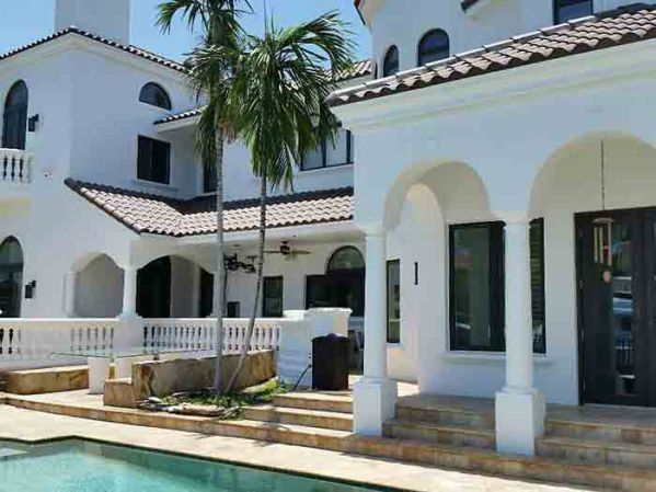 Front Pool Area— Residential Painting Services in West Park, FL