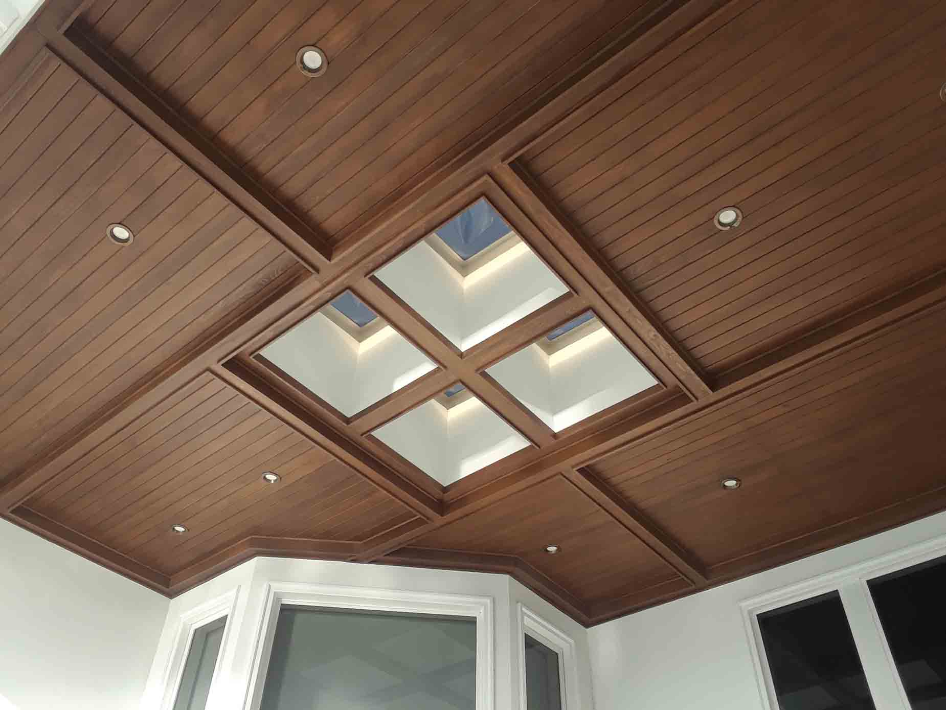 Beautiful Wood Ceiling — Residential Painting Services in West Park, FL
