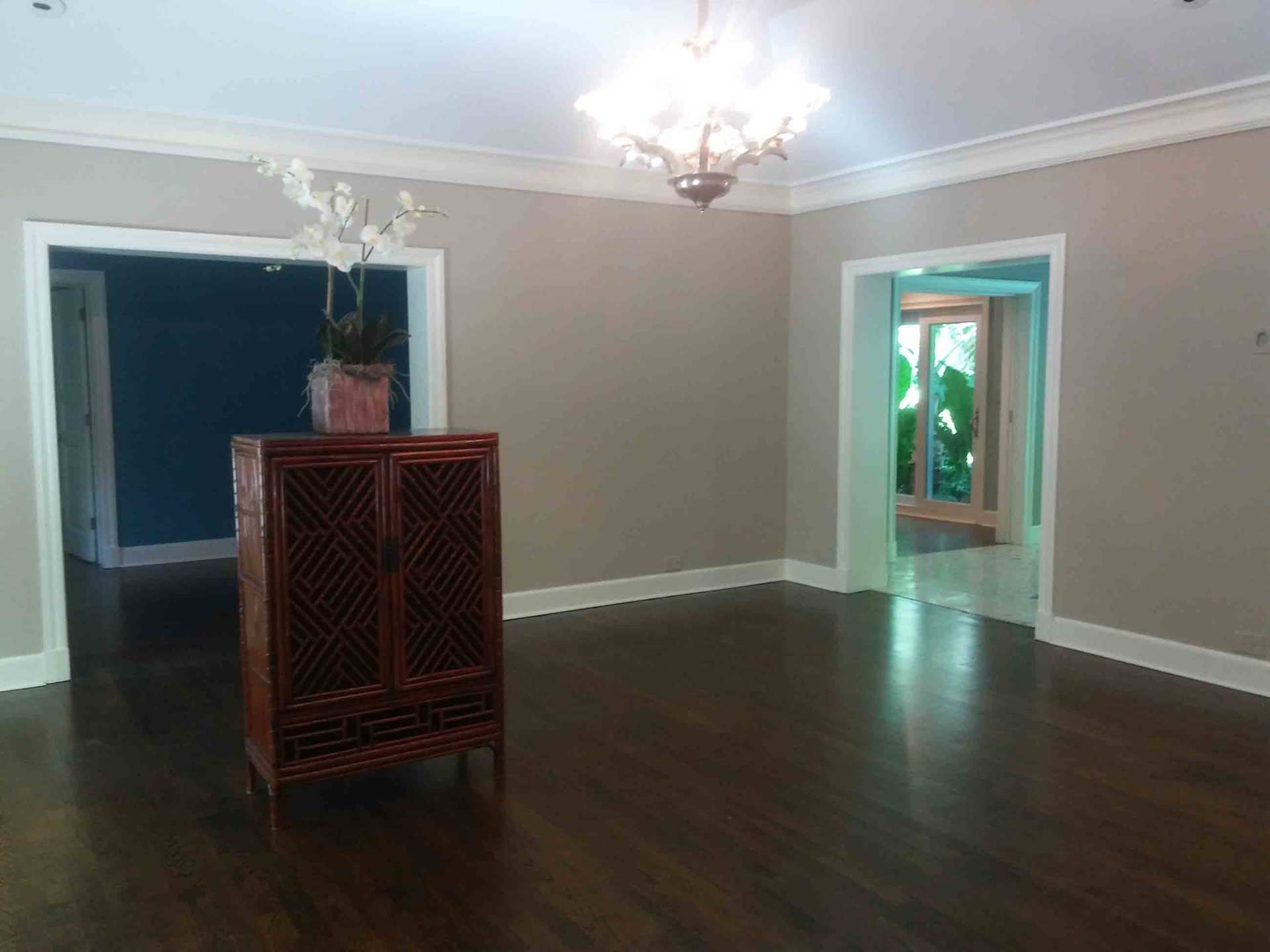 Dark Brown Cabinet on a Room — Residential Painting Services in West Park, FL