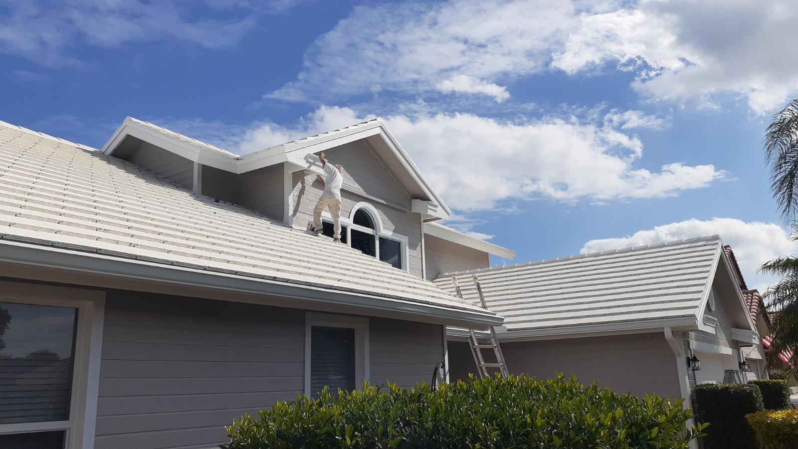 Orange Residential House — Residential Painting Services in West Park, FL