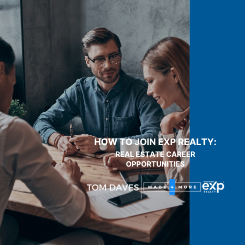 A group of people are sitting at a table talking about real estate career opportunities.