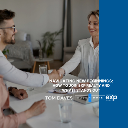 Navigating New Beginnings: How to Join eXp Realty and Why It Stands Out | Blog Thumbnail - Join eXp Realty with Tom Daves