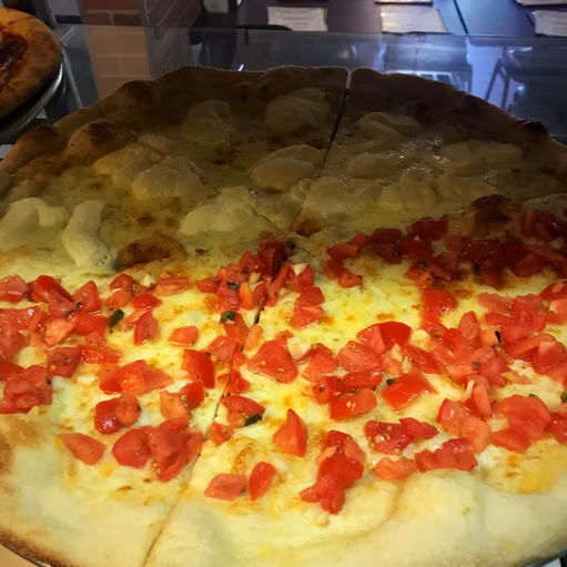 White and Bruschetta Pizza