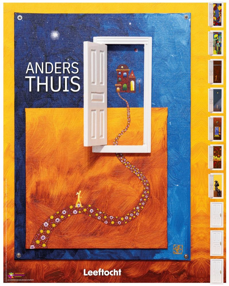 Affiche jaarthema 'Anders thuis'