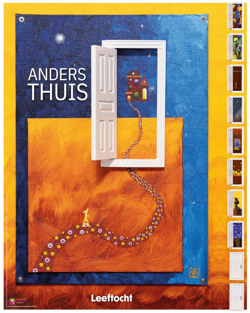 Affiche jaarthema 'Anders thuis'