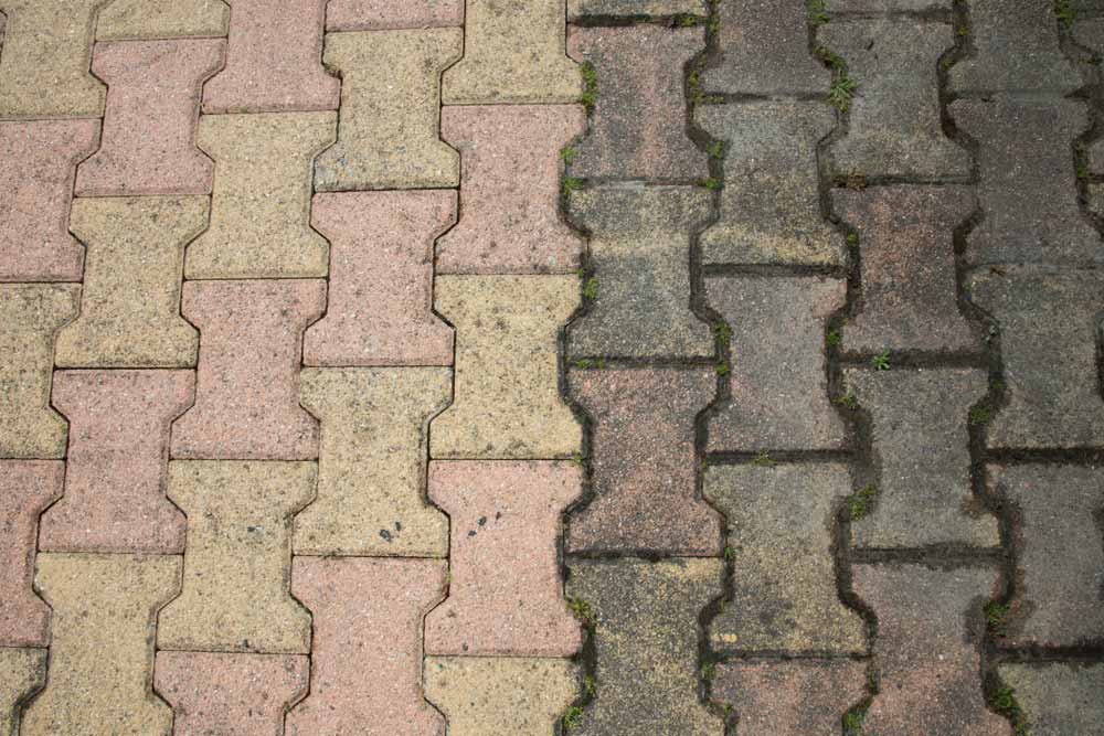 Contrast Between Patio Paving Slabs — Easy Mix Concrete in Woy Woy, NSW