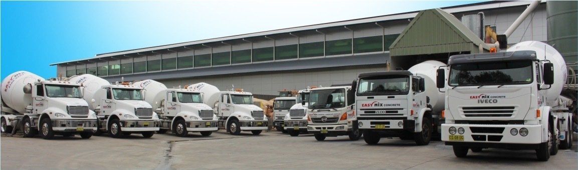 Side Concrete Truck — Easy Mix Concrete in Berkeley Vale, NSW