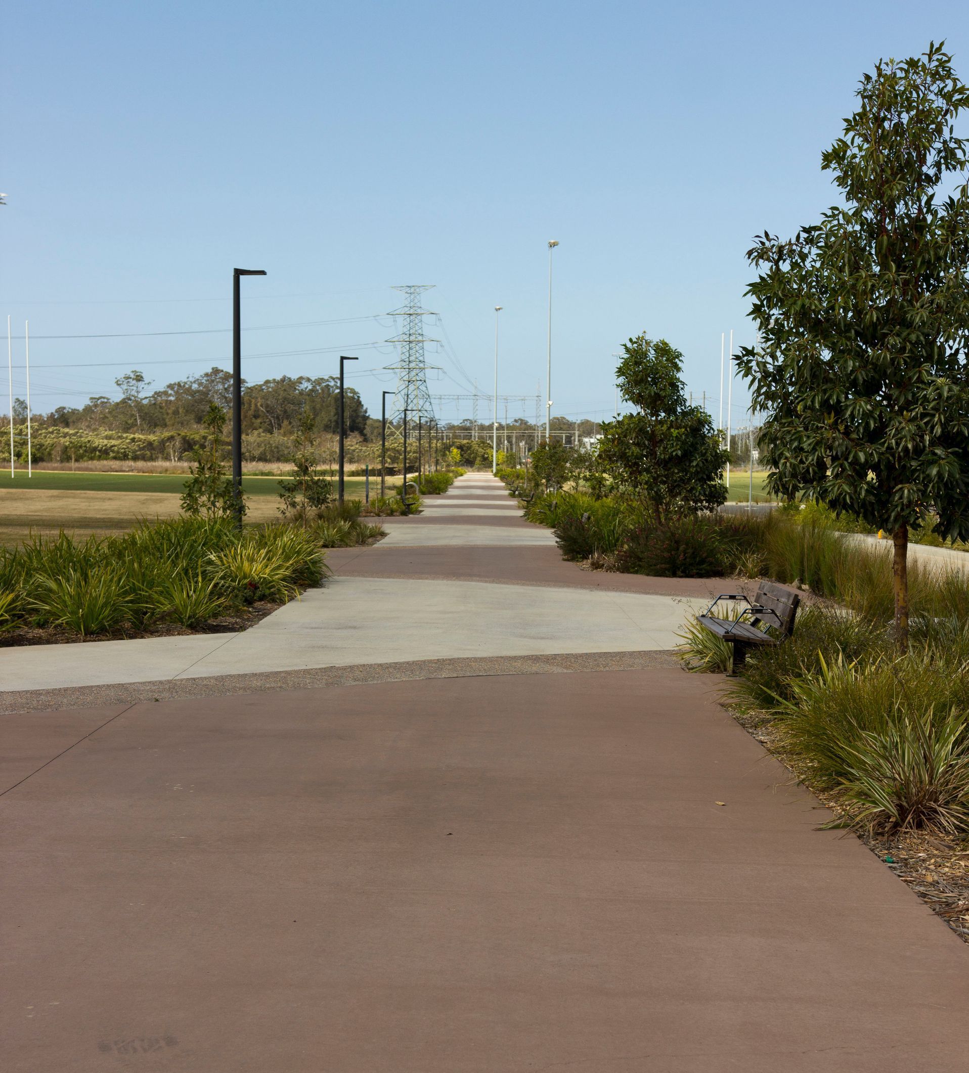 Residential Clapboard Siding Building With Concrete Floor Courtyard — Easy Mix Concrete in Berkeley Vale, NSW