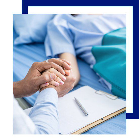 Holding Hand Of Patient — Stoughton, WI — Rock Realty LLC