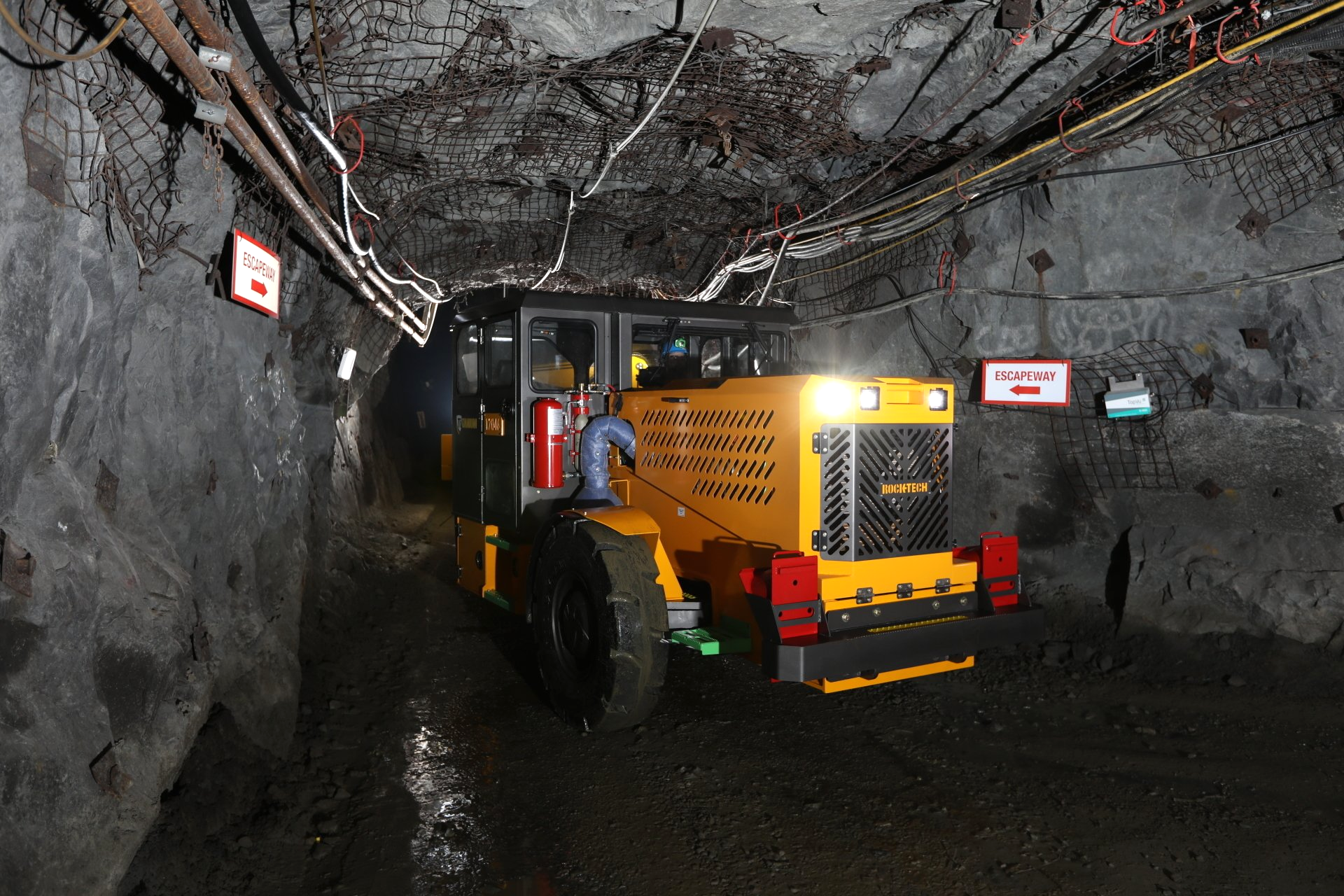 Emission control for underground mining