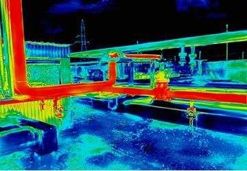 Hot exhaust components on mining equipment