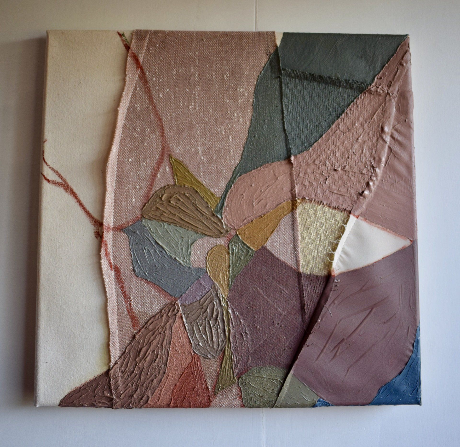 siobhan mclaughlin's abstract landscape painting for sale, artist support pledge.