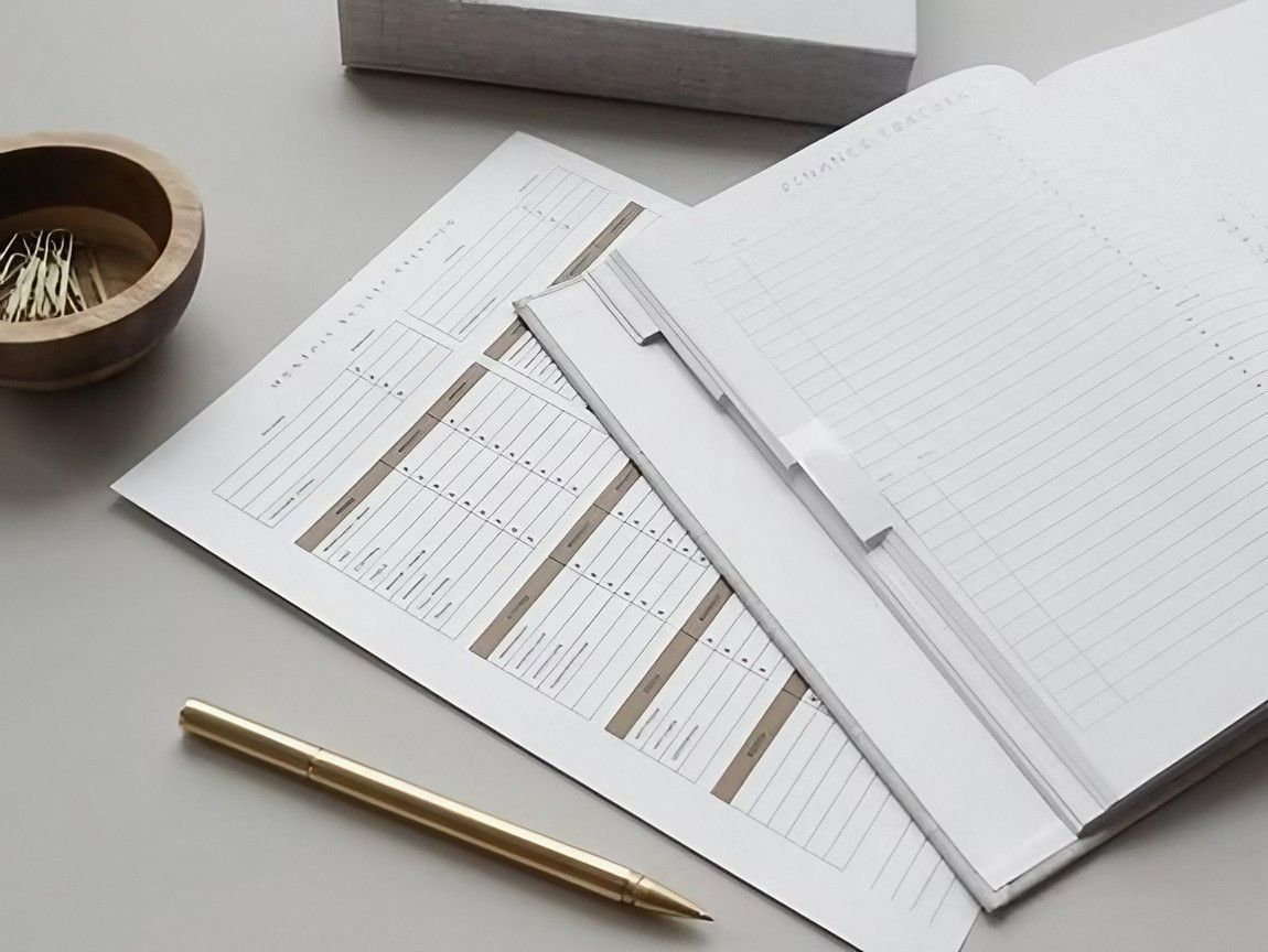 A Pen Is Sitting on Top of A Piece of Paper on A Table — Early Bird Accounts in Tamworth, NSW