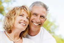 Old Couple Smiling — Dentistry in Colorado Springs, CO