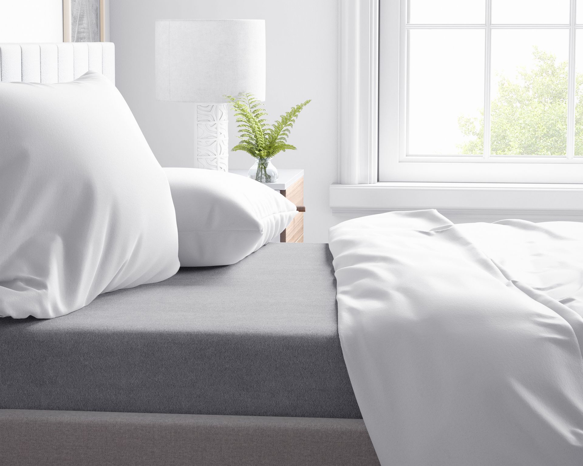 Flanel Premium Laken Grijs 150 x 250