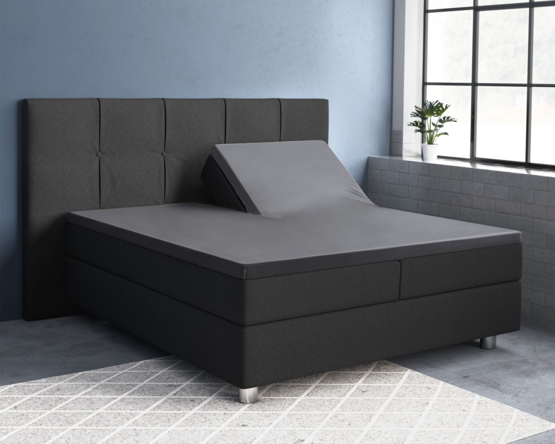 Splittopper Satijn Hoeslaken