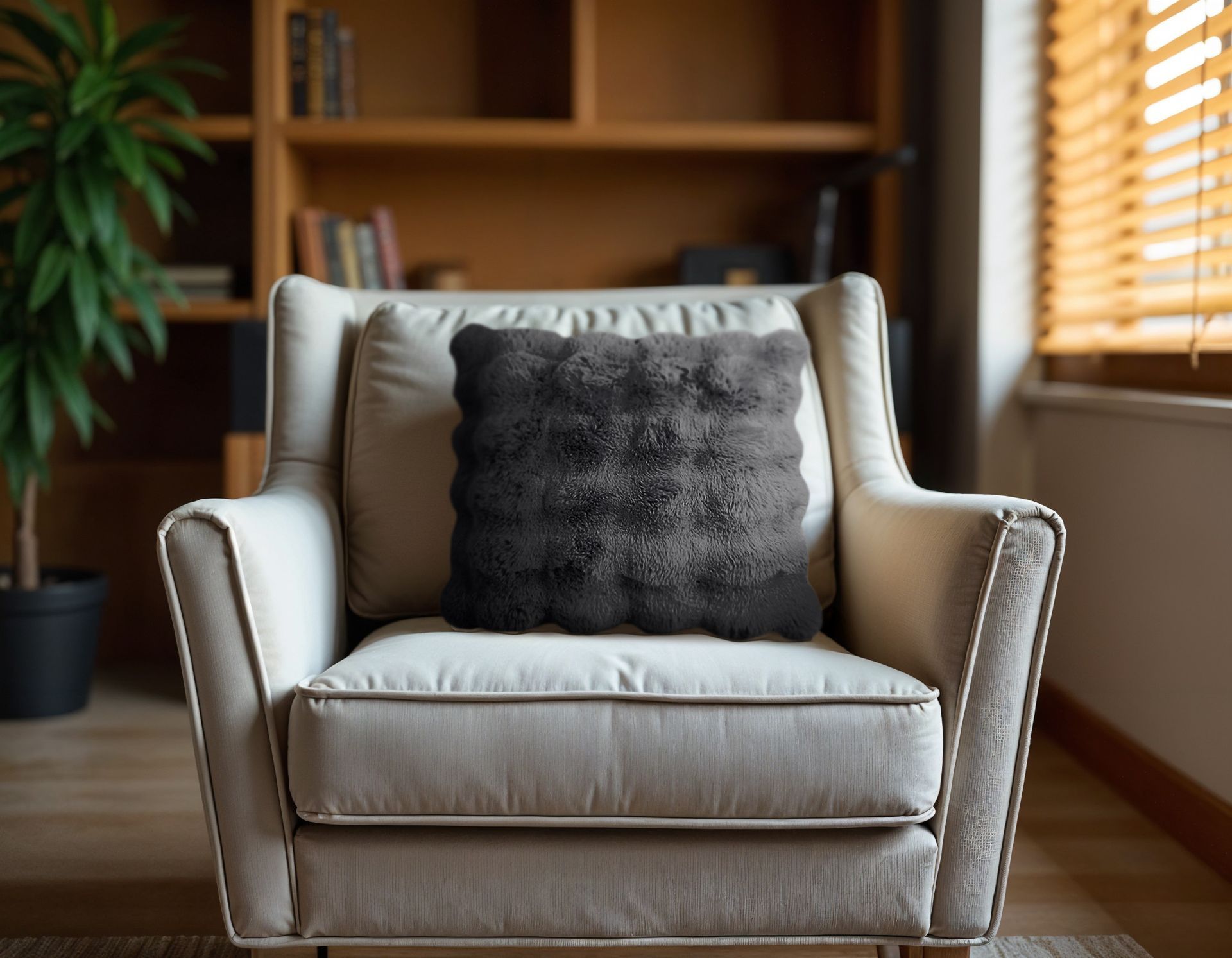 Pom Rabbit Fur sierkussen