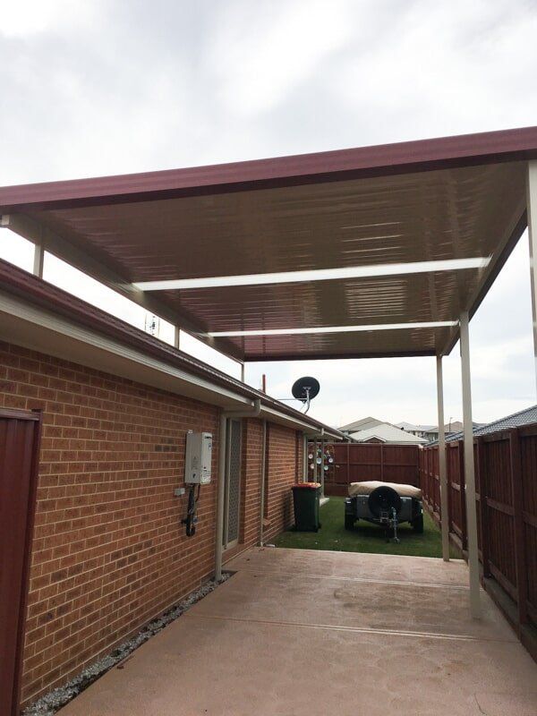 Flat Corner Attached Patio — Home Services in Thornton, NSW