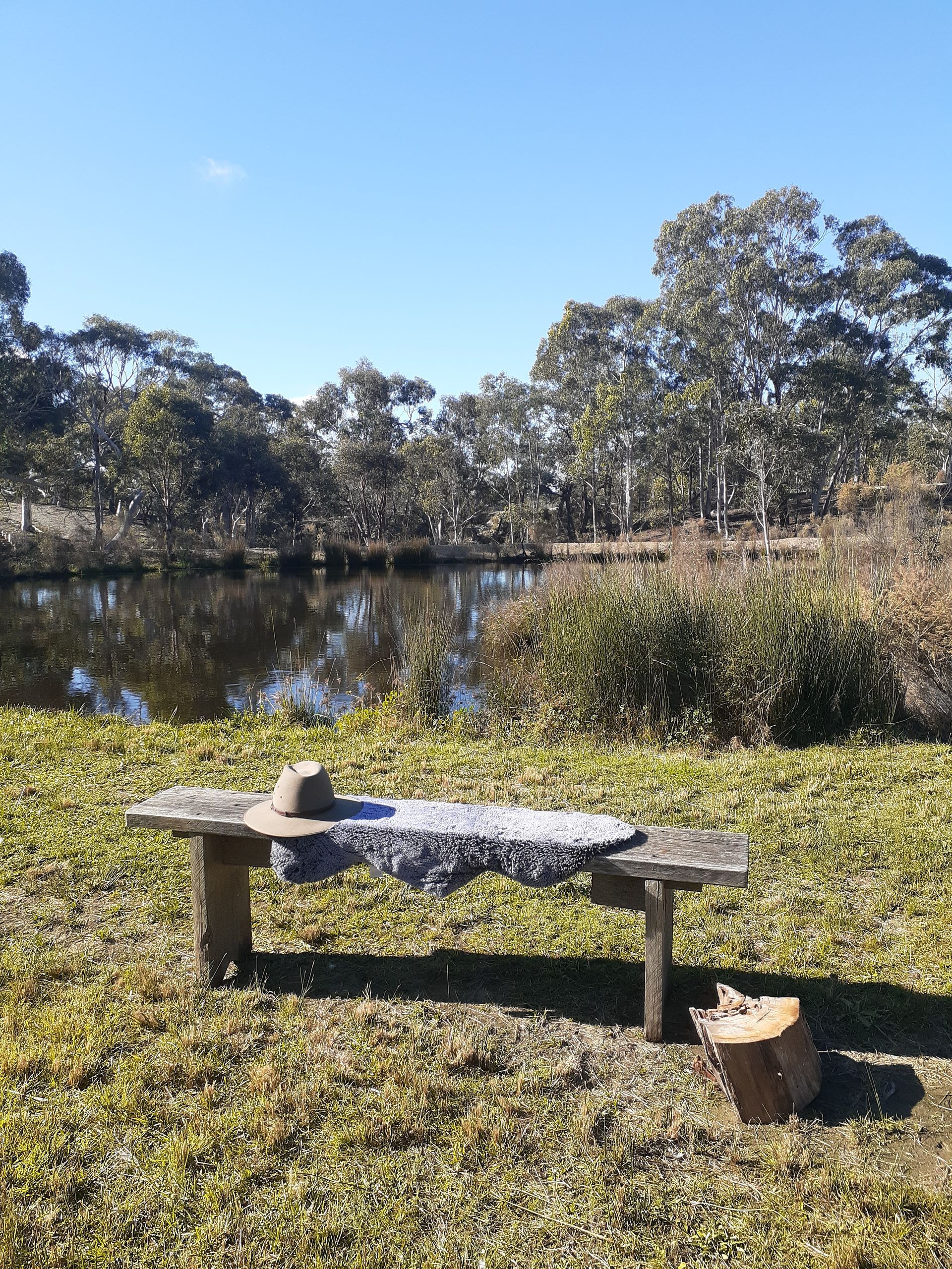 A Wooden Benches with Flowers - Sydney, NSW - Compass Pet Heritage Cemetery & Crematorium