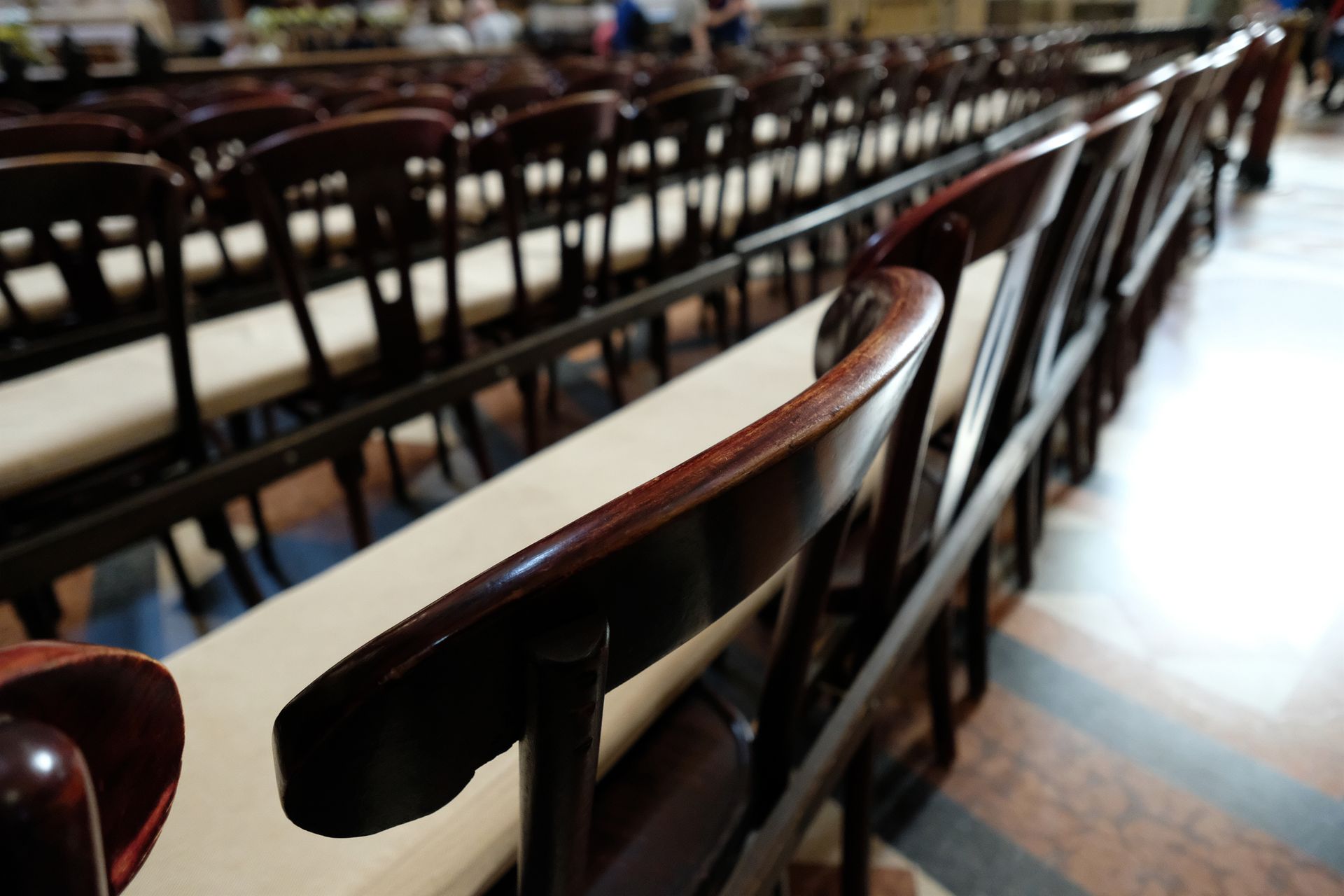 Rows of Wooden Chairs - Sydney, NSW - Compass Pet Heritage Cemetery & Crematorium