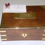 Brass Inlay Cedar Wood Urn - Sydney, NSW - Compass Pet Heritage Cemetery & Crematorium