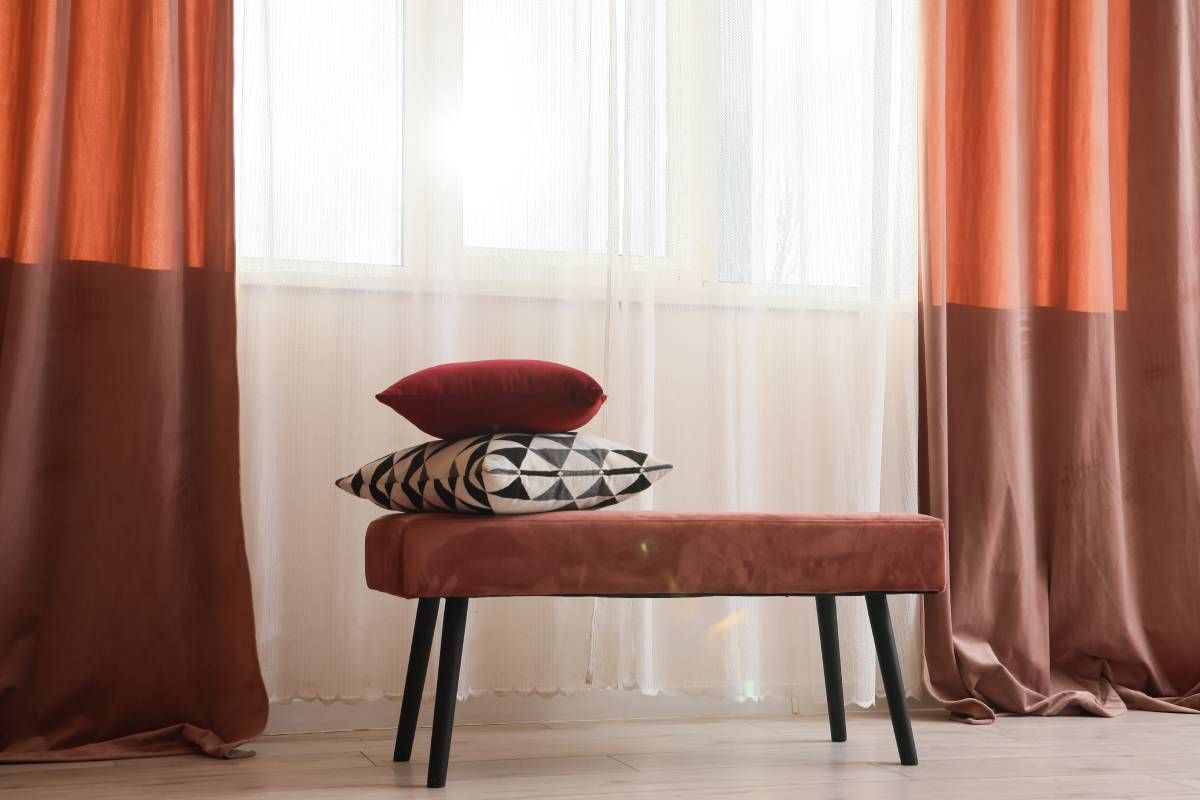Custom drapery in a Wichita bedroom