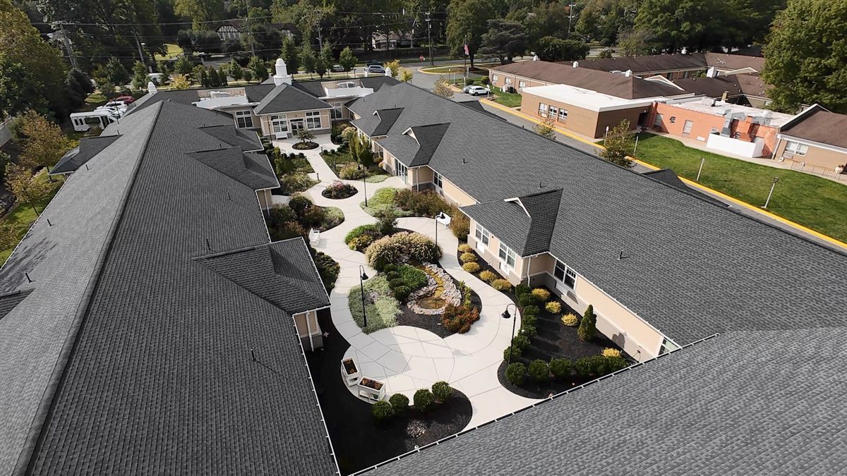 Renaissance Annandale exterior courtyard Drone footage