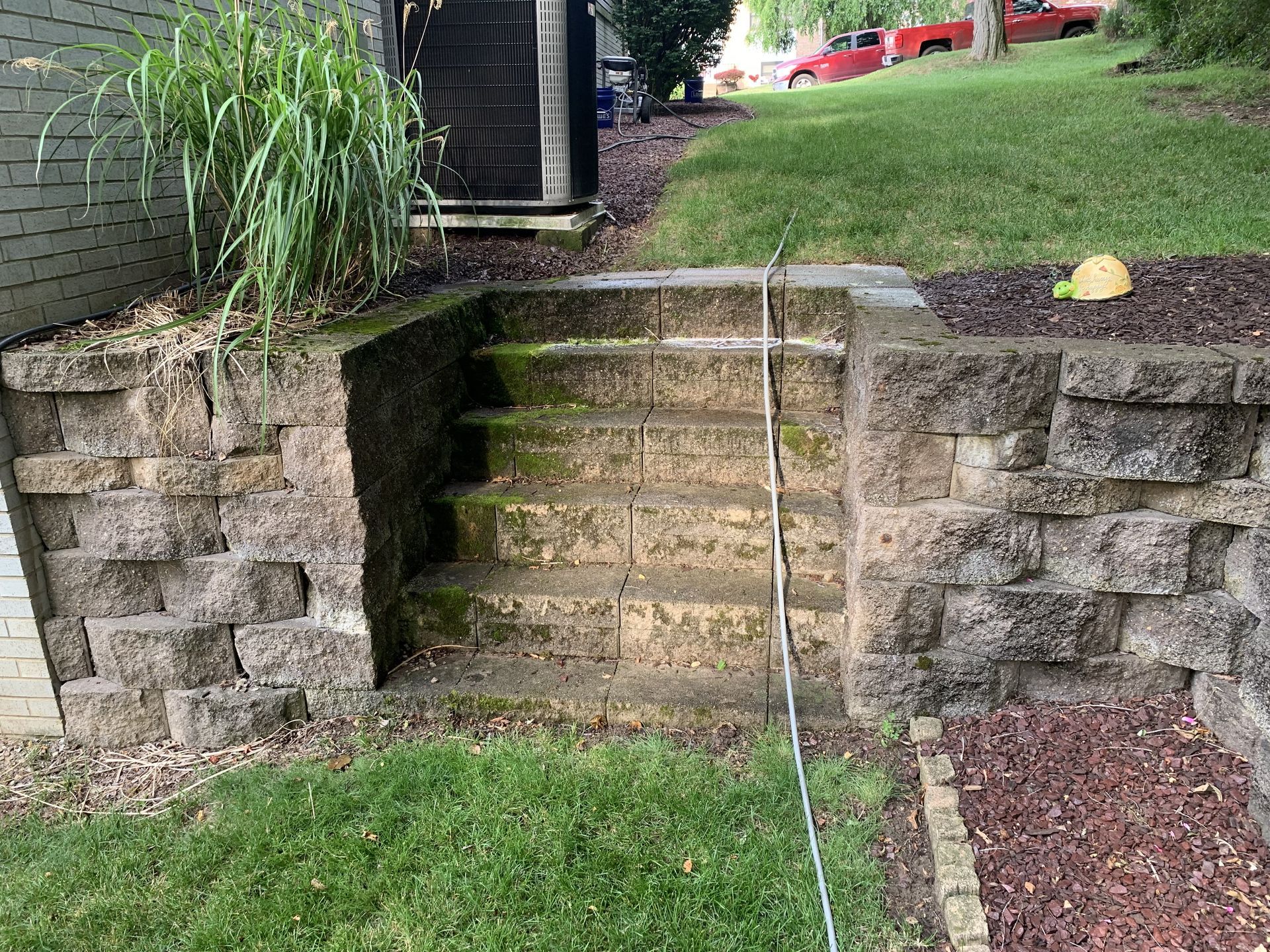 Dirty Stairs - Irwin, PA - Clean and Serene Pressure Washing