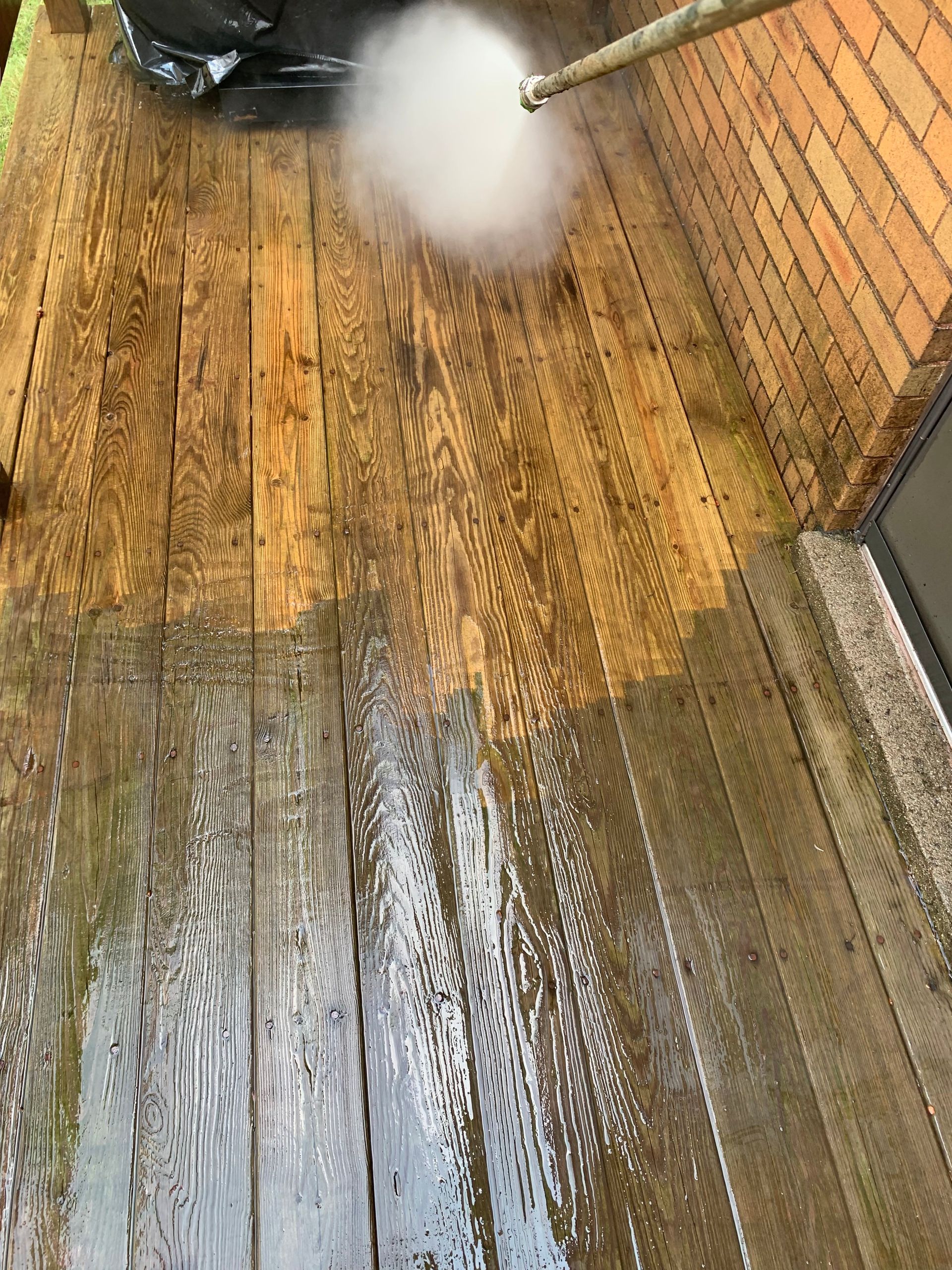 Shiny Wood Floor - Irwin, PA - Clean and Serene Pressure Washing