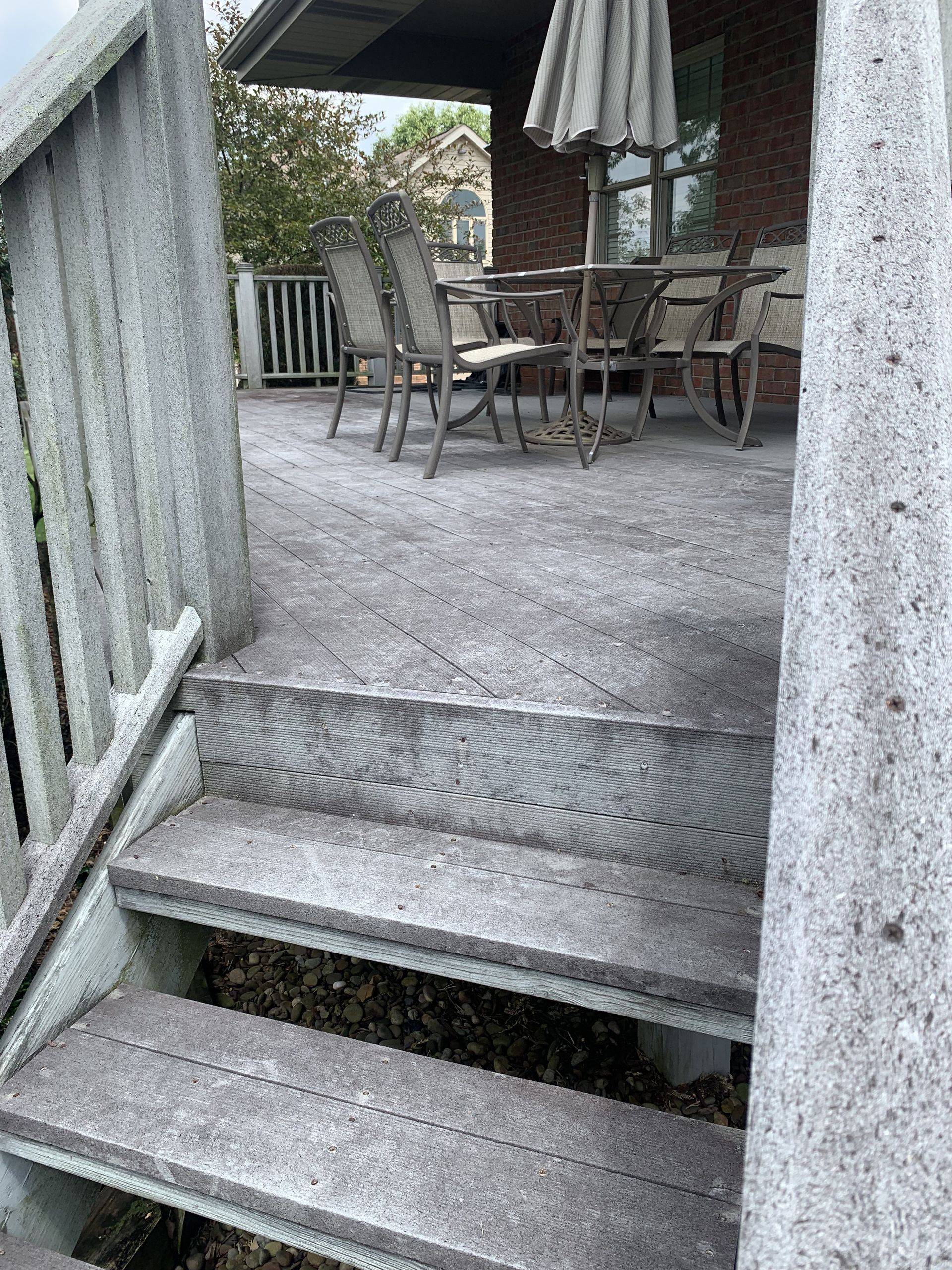 Wooden Stairs - Irwin, PA - Clean and Serene Pressure Washing