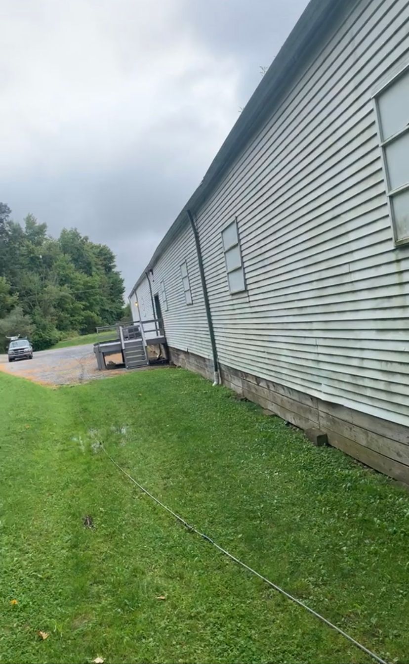 Dirty White Siding - Irwin, PA - Clean and Serene Pressure Washing