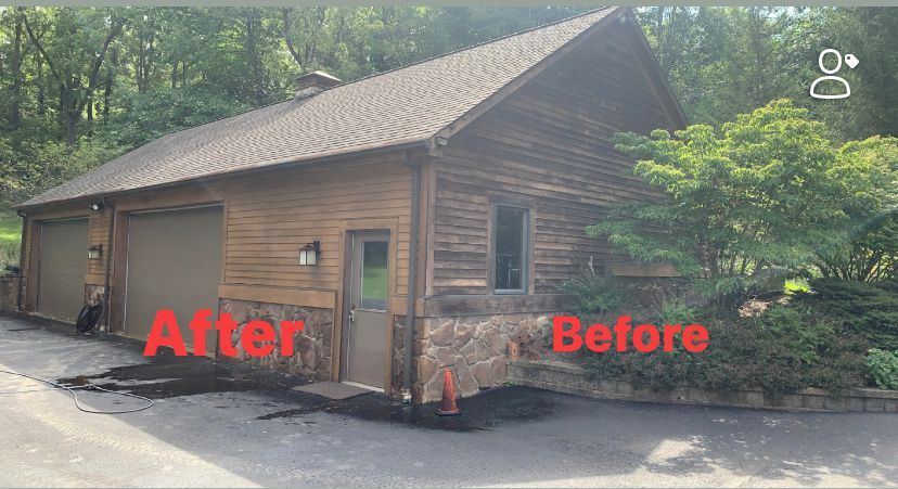 House Before After - Irwin, PA - Clean and Serene Pressure Washing