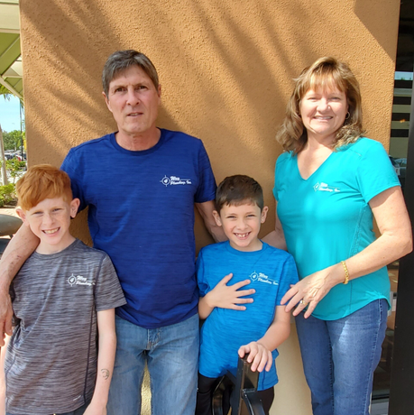 Boys Wearing Four Way T-shirt — Plumbing Services in Port Charlotte, FL