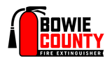 Bowie County Fire Extinguisher Logo Black and Red