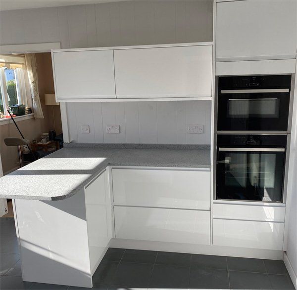 modern kitchen with appliances