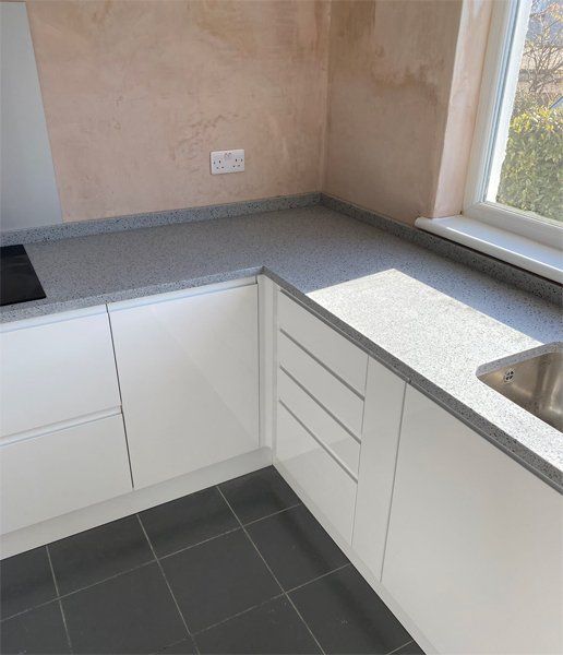 corner of modern kitchen