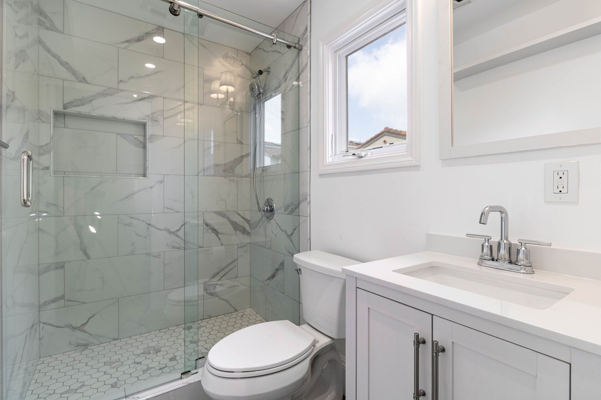 Image of bathroom renovated by Gary Faith Construction