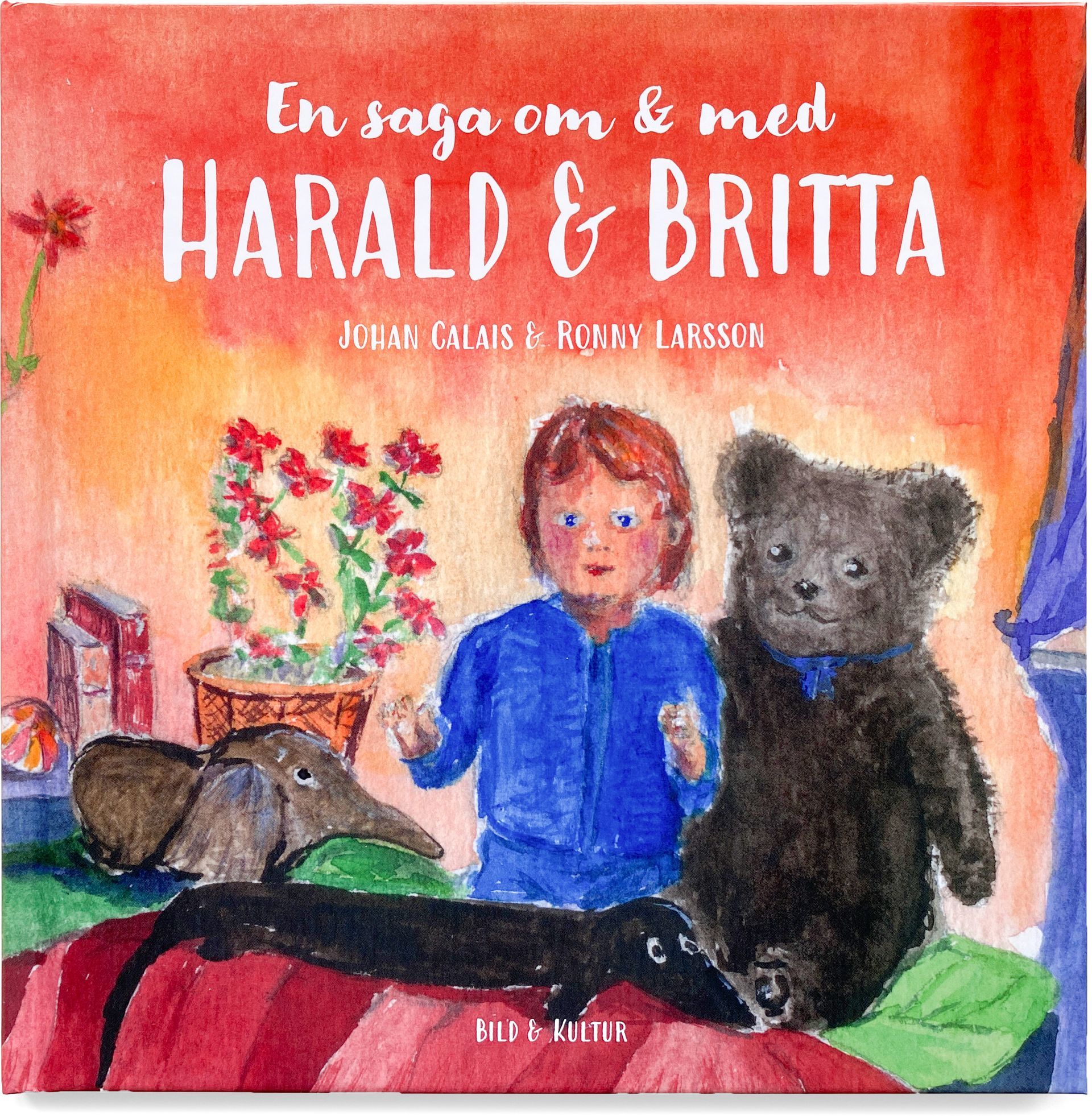 Omslag på En saga om & men Harald & Britta