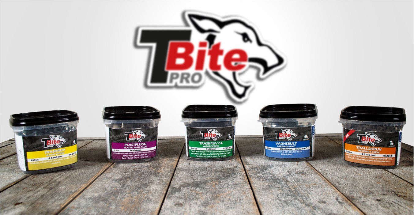 Tbite Pro-förpackningar