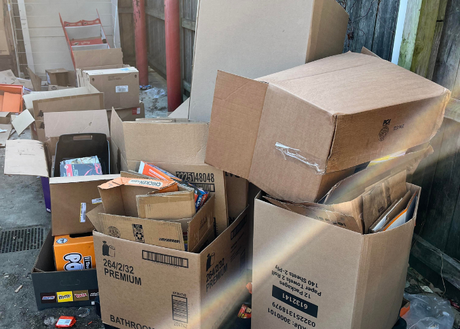 Empty Card Board Boxes 
