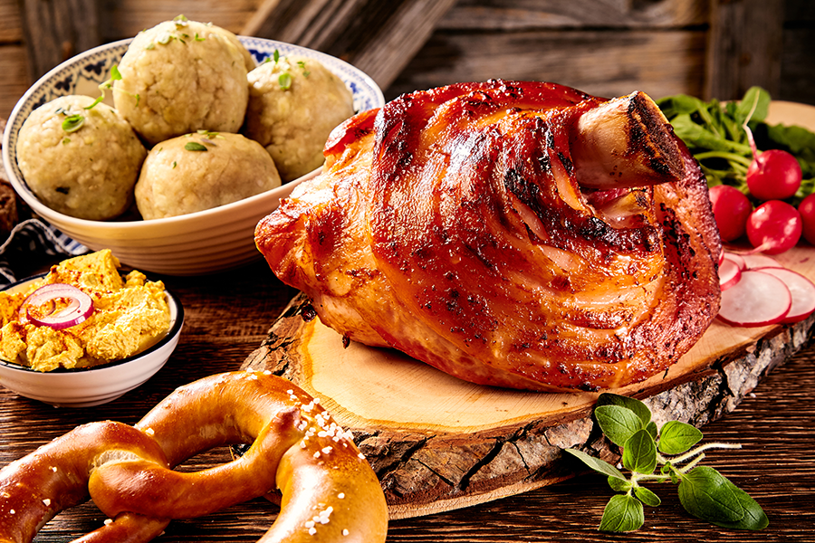 Comida alemã - joelho de porco Comida alemã - joelho de porco