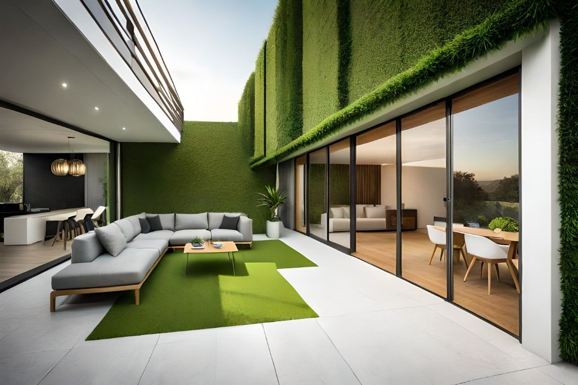 fake grass installation