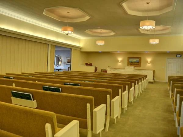 Chapel view at Nelson Funeral Home in Logan, UT