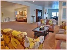 Nelson Funeral Home seating area in Smithfield, UT