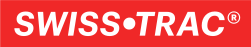 Ein rotes Schild mit der Aufschrift Swiss Trac