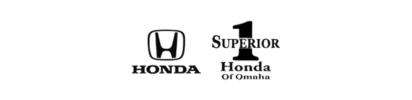 A honda logo and a superior honda logo on a white background