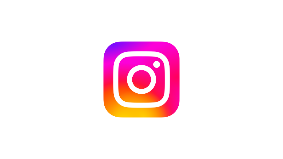 A colorful instagram logo on a white background.