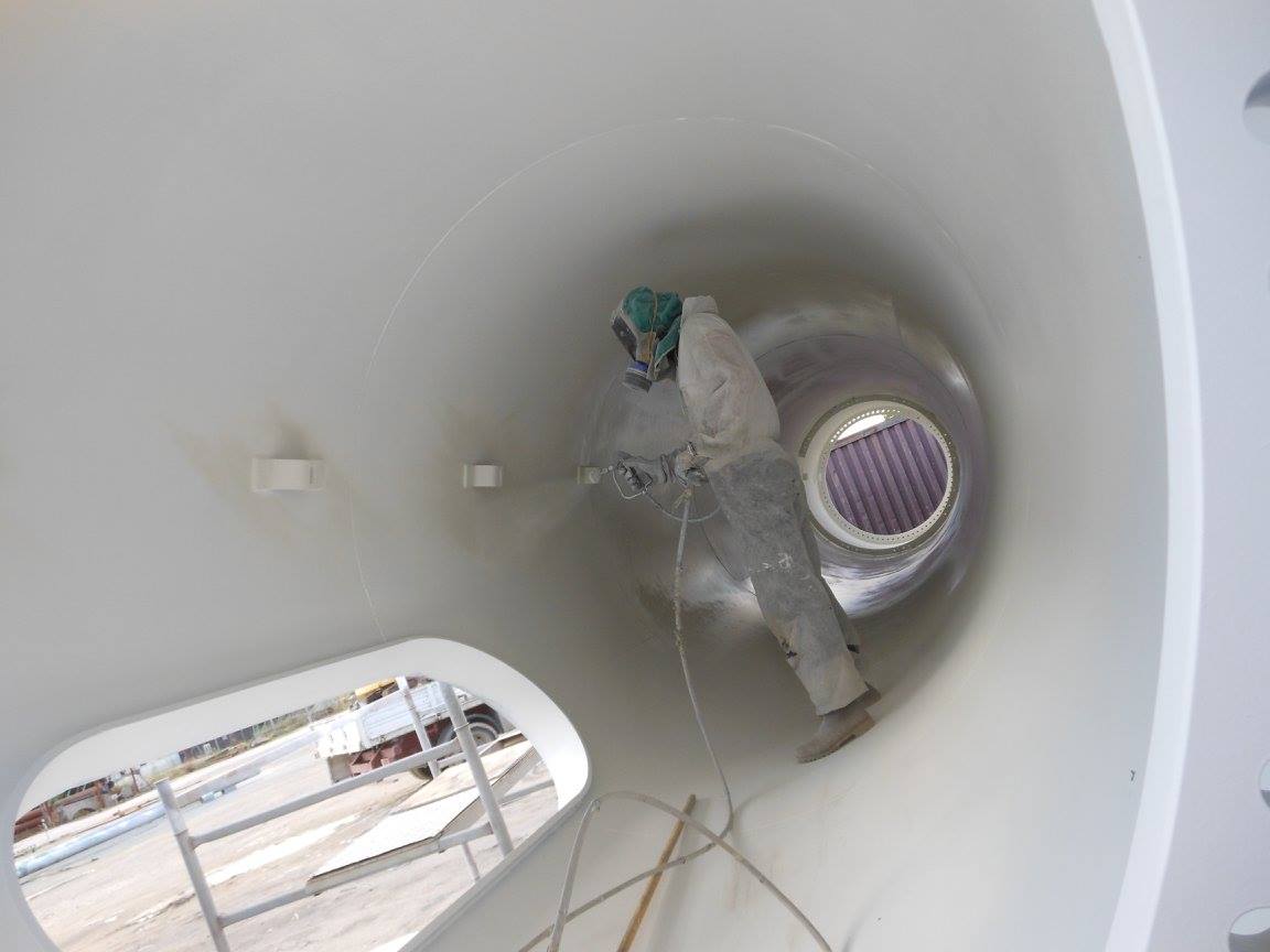 verniciatura interno tubi iron