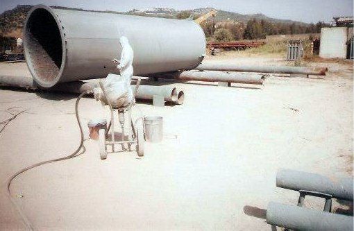 verniciatura tubi industriali